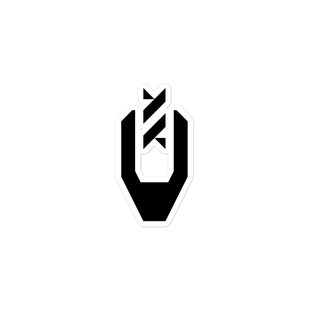 V Logo Sticker