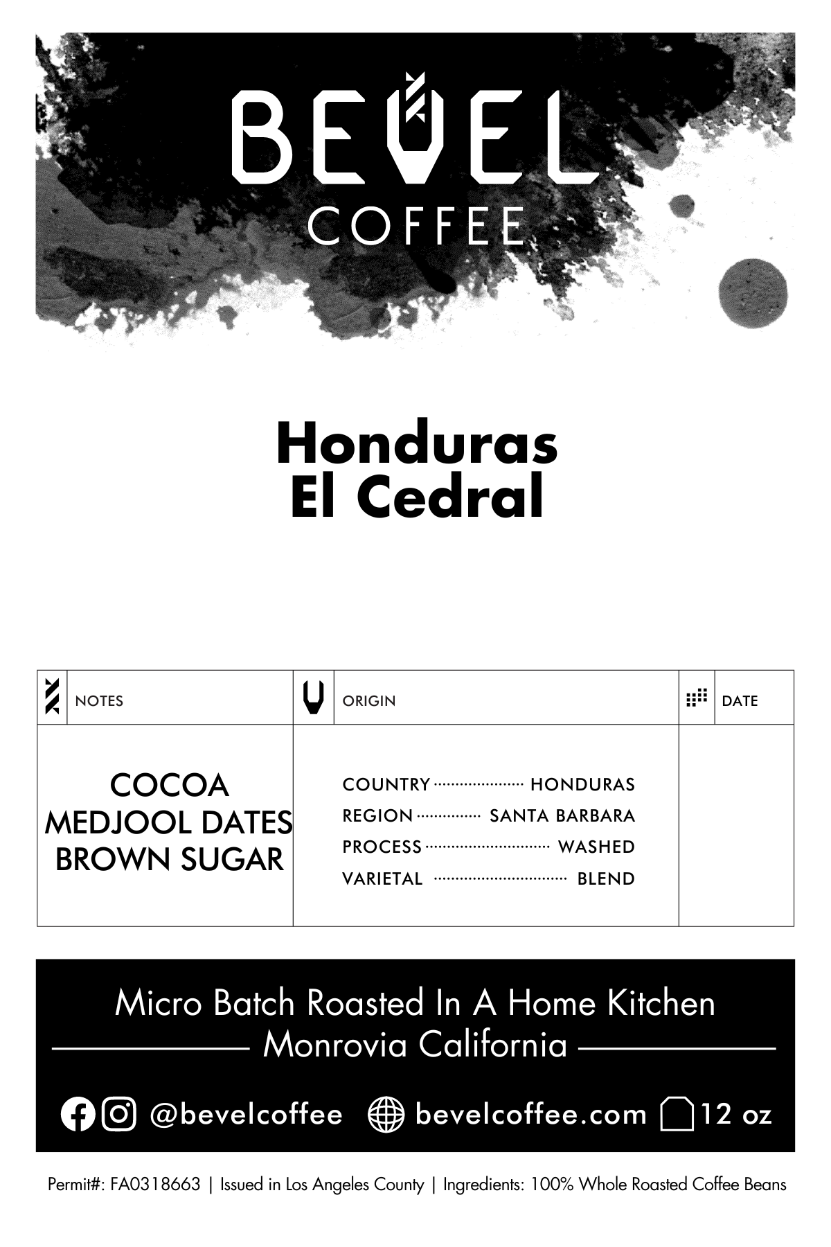 Honduras - El Cedral Espresso - WHOLESALE